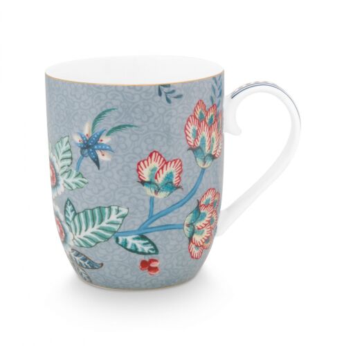 PIP Studio Virágfesztivál Bögre, 145 ml-es porcelán bögre virágmintával