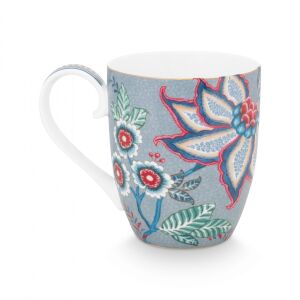 Hrnček PIP Studio Virágfesztivál, 450ml porcelánový hrnček s kvetmi - Hrnčeky