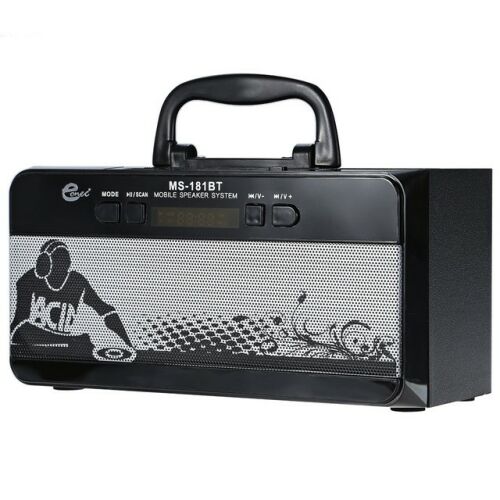 MS-181BT LED Bluetooth hangszóró fogantyúval - Fekete