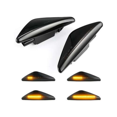 BMW X3 F25, X5 E70, X6 E71 dynamic LED side marker lights, sequential turn signals, smoked lens