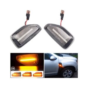 Dacia Duster Logan Sandero LED Semnalizator Dinamic Aripa in utilizare - Lumini auto