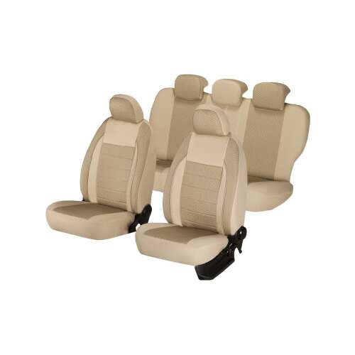 Huse auto pentru scaune, Elegance, set de 5 piese, universale, cu huse pentru tetiere