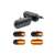 Lumini laterale LED dinamice fumate pentru Audi A2, A3, A4, A6, A8, TT, Allroad, set de 2