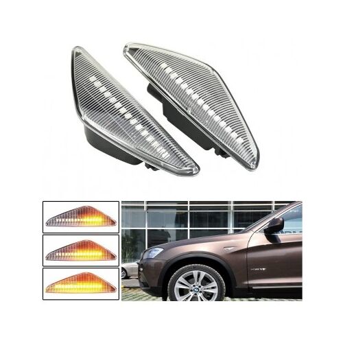 Set semnalizatoare laterale LED dinamice BMW pentru X3 F25, X5 E70, X6 E71