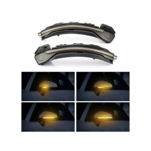 Semnalizatoare LED dinamice pentru oglinzi Audi A3 8V, comparație pornit și oprit - Audi Lumini auto