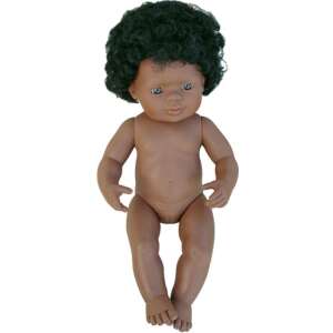 Afroamerikai lány baba 38 cm - Miniland 91188280 