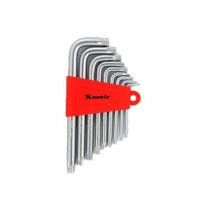 MTX Torx fényes rövid kulcsszett T10-T50 CrV 9db 124015629 - Mtx