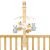 Nattou Felix and Leo Crib Mobile with Moon and Animal Plush Toys