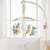 Nattou Felix and Leo musical mobile with wooden stand, featuring cute plush animals, in a nursery setting