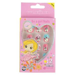 12 pack of fake nails for kids, featuring cute bee designs, by VV Meijiaer - Vanity Table, Makeup Set, Fragrance