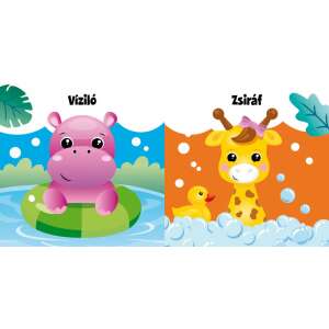 Pancsoljunk! fürdőkönyv, víziló és zsiráf, fürdőjátékok, színes, csecsemőknek - Gyermek & Ifjúsági könyv