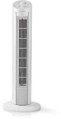 Nedis Toronyventilátor, Holland oszlopventilátor, 74cm Programozható, időzíthető EXTRA CSENDES MŰKÖDÉS Tower Fan 3-sebességes Oszcilláló 40W FNTR11CWT40