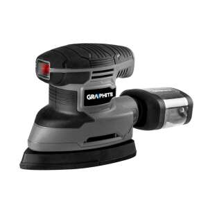 GRAPHITE 180W Delta Orbital Sander, 140 x 140 x 80 mm - Power tool