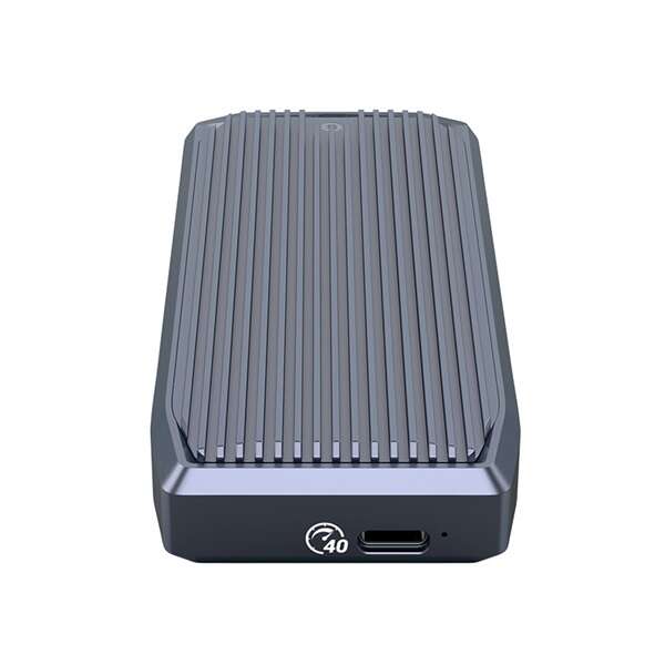 Orico Külső M.2 ház, M2V01-C4-GY /91/ Enclosure (USB-C 4.0 ->...