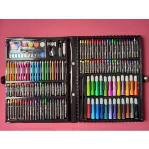 168 piece kids art set, super mega art set, drawing and painting supplies for kids, crayons, markers, colored pencils, watercolor paints, back to school - Hobby paint