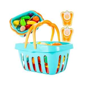 Košík na krájanie ovocia a zeleniny Súprava hračiek, 29x19,5x13,5 cm, 13 kusov ovocia a zeleniny 91229232 Herné potraviny