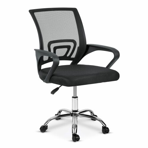 ModernHome ergonomikus fekete hálós irodai szék