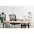 ModernHome ergonomic black mesh office chair in office setting