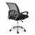 Back view of ModernHome ergonomic black office chair