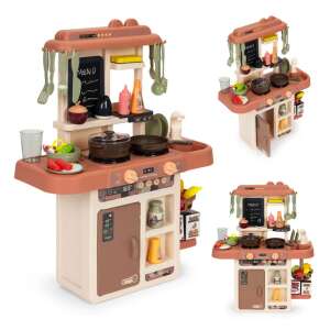 Gyermekkonyha play kitchen with sound and light effects and 42 accessories, multiple views - Play Kitchen & Toy Kitchen