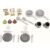 Smoby Tefal Mini Kitchen accessories: cookware, dishes, and play food