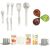 Smoby Tefal Mini Kitchen utensils and play food close-up