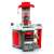 Smoby Minitefal Opencook Electronic Play Kitchen, red, with sound effects, angled view
