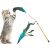 Cat Fishing Rod Feather Teaser Toy: The Ultimatum Toy for Your Cat! - Material: Plastic, Colorful Feathers - Code: 19424 125404909