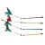 Cat Fishing Rod Feather Teaser Toy: The Ultimatum Toy for Your Cat! - Material: Plastic, Colorful Feathers - Code: 19424 125404909