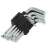 Set de 9 chei imbus cu capăt sferic, dimensiuni 1,5-10 mm