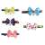 Assortment of cat collars with bows and bells