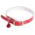 Rotes Haustierhalsband mit Glocke, verstellbar für Katzen und kleine Hunde