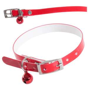 Verstellbares Hunde- und Katzenhalsband mit Glocke in Rot - Viehzucht