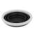 Black collapsible bowl for dog water