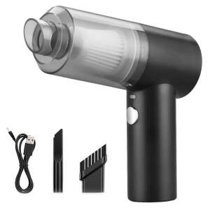 Autós Kézi Porszívó - Vezeték Nélküli - 120W - USB Töltési Lehetőséggel