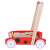 ECOTOYS Wooden Walker with 40 Colorful Building Blocks - Perfect for First Steps