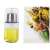 Glass oil and vinegar sprayer with stainless steel pump, 180ml capacity