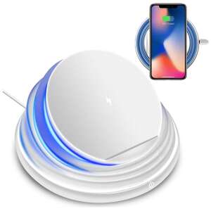 Angielski Szybka bezprzewodowa ładowarka indukcyjna USB Qi Fast 10W c 91231557 - Bezprzewodowa ładowarka