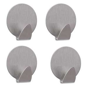 Set of 4 stainless steel self-adhesive hooks - Verk Group