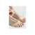 Invisible toe separators, toe cushions, foot pads, for women, breathable, comfortable, skin-tone, close-up