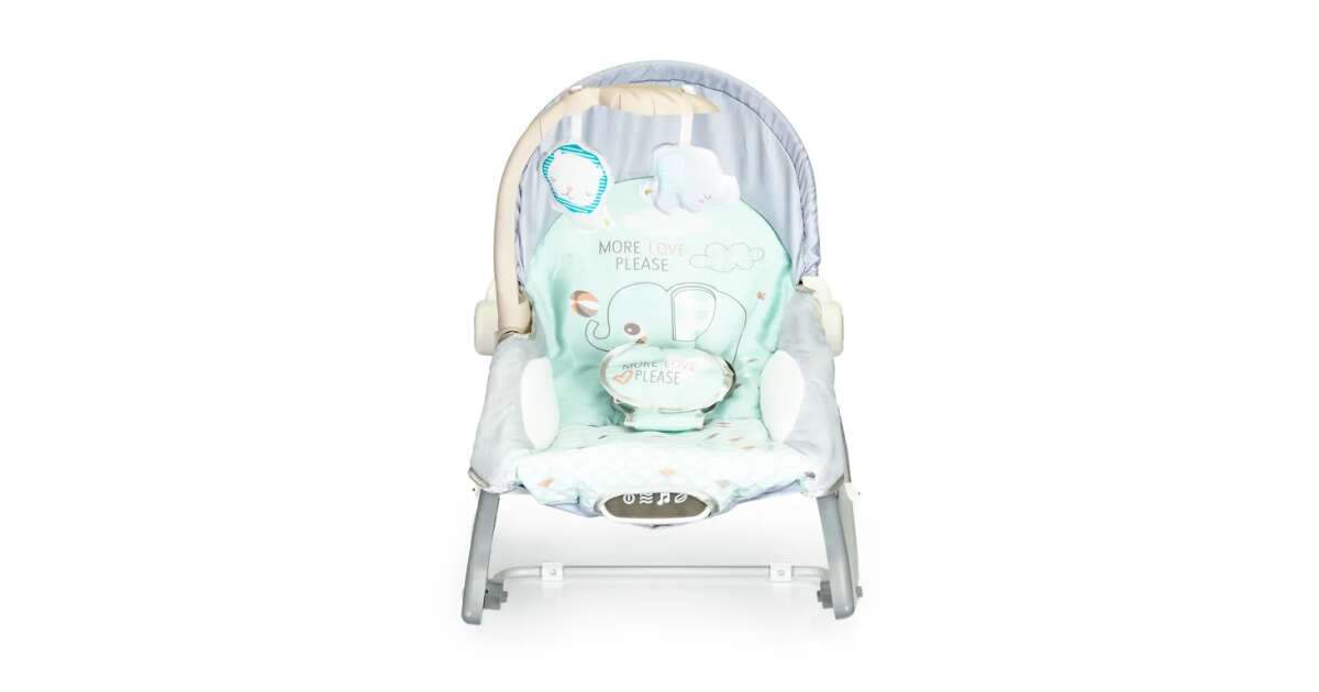 Swing chair 3 in 1 vibrating meldie - Elephant Ecotoys | Pepita.com