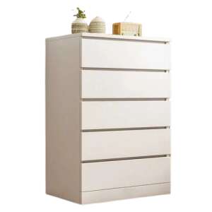 Comodă albă cu 5 sertare, KD03 Komód - Nonbrand Comode
