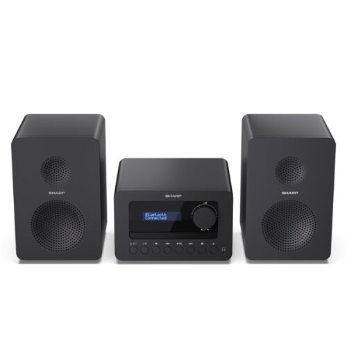 SHARP XL-B514(BK) Tokyo FM Bluetooth mikro hifi rendszer fa hangszórókkal