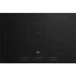 Beko HII85770UFT fekete indukciós főzőlap 5 égővel és flex zónával - Beko