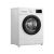 Szögletes nézet az LG F4J3VS6WE 9 kg-os mosógépről