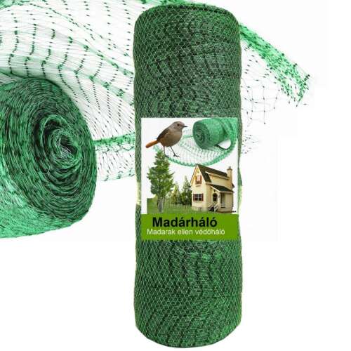 Madárvédő Háló - 8x10m - Zöld HDPE