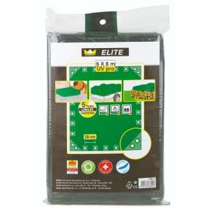 Mako Elite 6x8m UV Pro Zöld Takaróponyva, Erős, Vízálló, Erősített, 3 Rétegű, Hőkötött, Szemes, 5 Év Garancia - Elite
