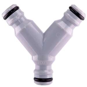Siroflex 4431 Y alakú tömlő elágazó, 1/2 col, szürke, kert öntözéshez - Siroflex