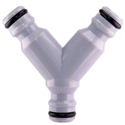 Siroflex 4431 Y alakú tömlő elágazó, 1/2 col, szürke, kert öntözéshez