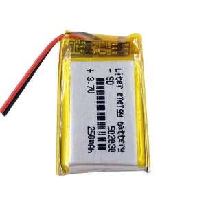 3.7V 250mAh Li-polimer akkumulátor kis elektronikai eszközökhöz - Akkumulátor